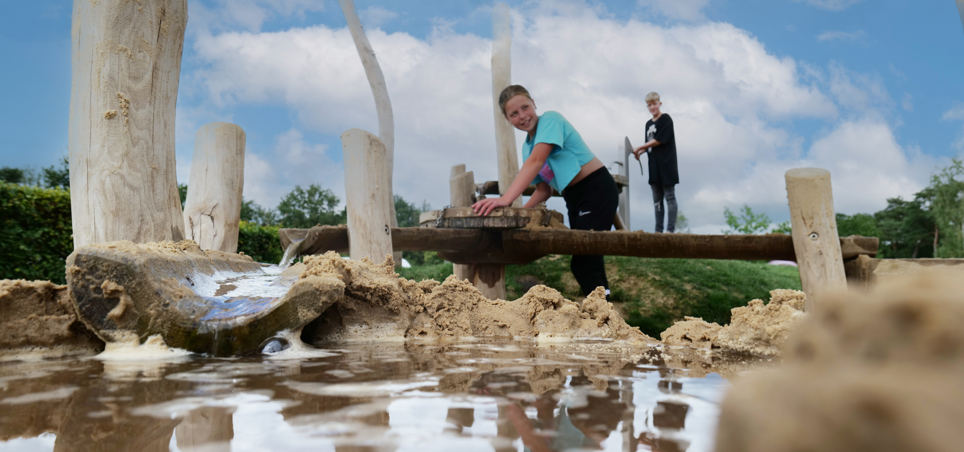 Speeltuin met water